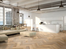 Beuken Gestoomd Visgraat Parket